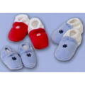 Jersey Sweatshirt Fleece Baby Moccasins (Solid or Colorblock)